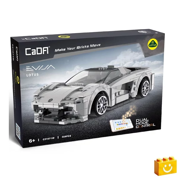 CaDA® C51071W - Távirányítós Lotus Evija versenyautó építőjáték