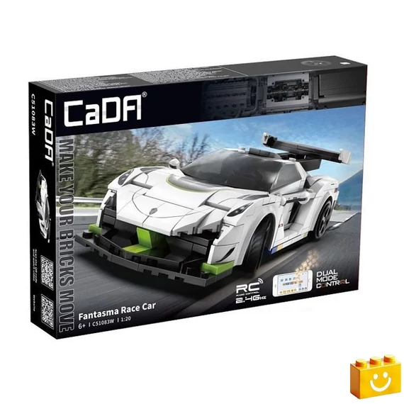 CaDA® C51083W - Távirányítós Fantasma versenyautó 