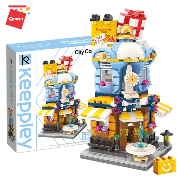 QMAN® C0105 Keepplay - Divat shopping bevásárlóház építőjáték