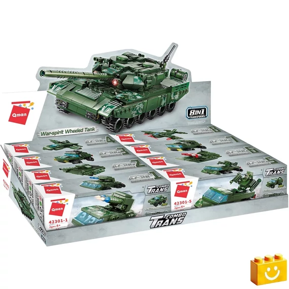 QMAN® 42301 - 8 az 1-ben Háborús tank 