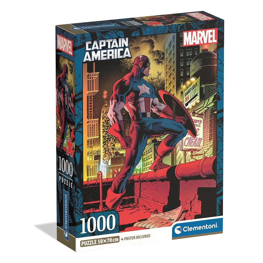 Amerika kapitány 1000 db-os puzzle Clementoni