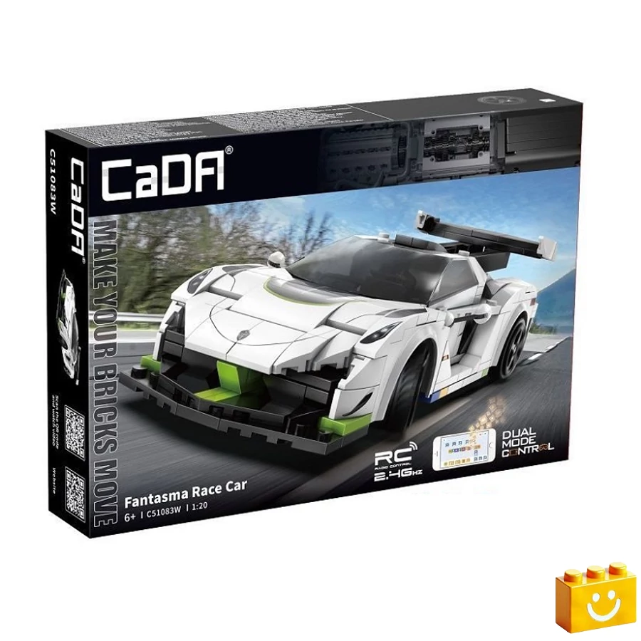 CaDA® C51083W - Távirányítós Fantasma versenyautó 