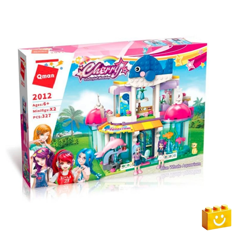 QMAN® 2012 - Kék bálna akvárium építőjáték 